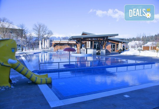 Вход за СПА центъра на Хотел Регнум в с. Баня с ползване на малък открит минерален басейн, открито джакузи с минерална вода и топило на открито с минерална вода, сауна, парна баня, съблекални и шкафчета! - Снимка 4