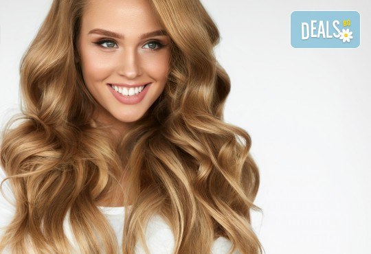 Боядисване с боя на клиента и оформяне на прическа със сешоар - прав, къдрици или разчупени краища, в New faces beauty studio! - Снимка 3