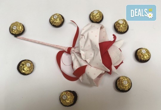 Подарете с любов! Шоколадов букет Сърце и шоколад от Онлайн магазин за подаръци Банана! - Снимка 2