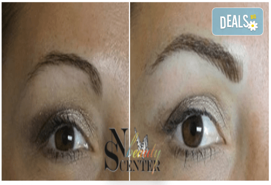 Перфектно оформени контури! 3D перманентен грим на вежди по метода микроблейдинг в NSB Beauty Center! - Снимка 9