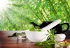 60-минутен енергизиращ масаж с мента и зелен чай на цяло тяло, за преодоляване на умората и стреса, подарък: масаж на лице в студио GIRO! - thumb 1