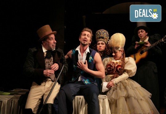 Гледайте Калин Врачански и Мария Сапунджиева в комедията Ревизор на 22.05. от 19 ч., в Театър ''София'', билет за един! - Снимка 2