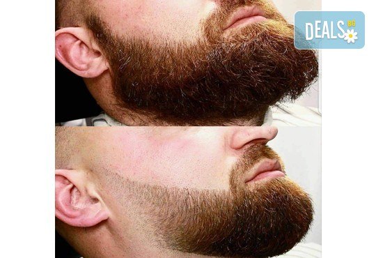 Мъжко подстригване и оформяне на брада и мустаци от професионален Barber в салон за красота Киприте! - Снимка 5