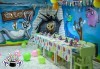 Два часа тематично парти с украса, аниматори, много игри, дискотека, подарък за рожденика, храна и напитки за всички деца от Детски парти център АбракадабрА! - thumb1 10