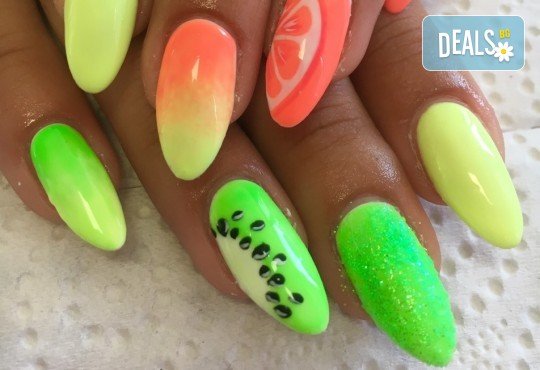 Дълготраен маникюр с гел лак Bluesky, 2 декорации и премахване на стар гел лак в New faces beauty studio! - Снимка 1