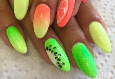 Дълготраен маникюр с гел лак Bluesky, 2 декорации и премахване на стар гел лак в New faces beauty studio!