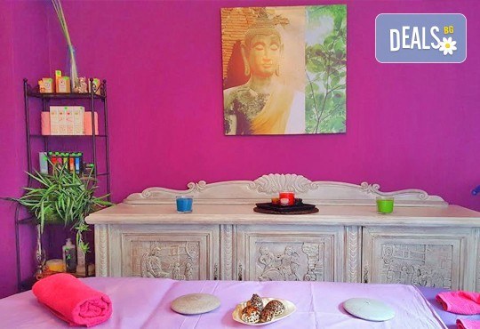 Лечебната сила на кристалите! 100-минутен луксозен СПА пакет Hot Stone с кристали и топли камъни, шоколадов пилинг и кралски масаж на цяло тяло, лице, глава и рефлексотерапия в Wellness Center Ganesha Club! - Снимка 8