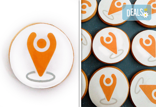 За фирми! Бисквити със снимка, лого или друг дизайн за корпоративни празници от Muffin House! - Снимка 1