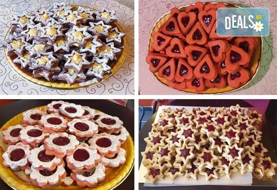 1 кг. домашни гръцки сладки! Седем различни вкуса сладки с шоколад, макадамия и кокос, майсторска изработка от Сладкарница Джорджо Джани - Снимка 1