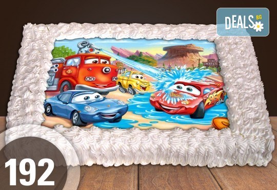 За най-малките! Голяма торта със снимка 20, 25 или 30 парчета за празника на Вашето дете с герой от филм от Сладкарница Джорджо Джани - Снимка 9