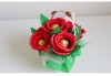 Ръчно изработена и аранжирана подаръчна кошница Калинка с цветя и 5 луксозни бонбона от Онлайн магазин за подаръци Банана! - thumb 3