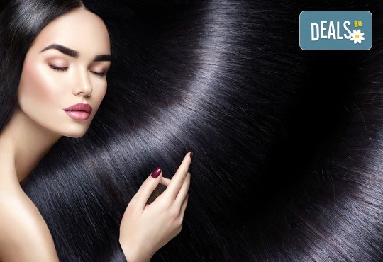 Полиране на коса - премахване на цъфтежите без отнемане на дължината, масажно измиване, ламиниране за дълготраен блясък и здравина, прическа със сешоар + йонизираща или кератинова преса в салон Madonna! - Снимка 2