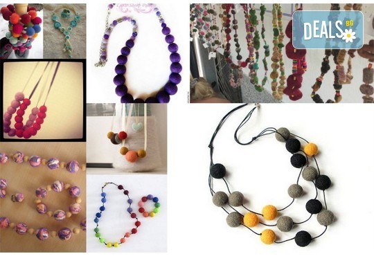 Направете си сами аксесоар от вълна - брошка или колие, в ателие Цветна магия на 15.08. от 18.30ч.! - Снимка 3