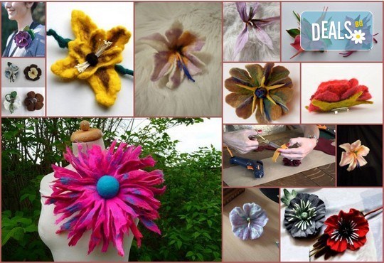 Направете си сами аксесоар от вълна - брошка или колие, в ателие Цветна магия на 15.08. от 18.30ч.! - Снимка 1