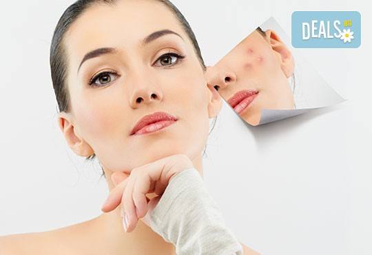 Ултразвуково почистване на лице, шия, деколте или гръб чрез нанотехнология за дълбока дезинфекция и видимо въздействие върху всеки тип кожа, в центрове Енигма! - Снимка 1