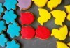 За децата! Сладък сет Детско партис 80 сладки асорти: цветенца, пеперуди или колички, шоколадови топки, мъфини, еклери с крем за детски рожден ден от Muffin House! - thumb 7