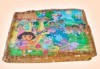 За рожден ден! Детска торта 16 парчета със снимка на любим герой, блат от мъфини, шоколадов крем и надпис пожелание от Muffin House! - thumb 2