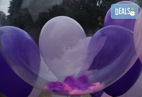 50 броя висококачествени латексови балони с хелий + безплатна доставка и аранжиране от Мечти от балони! - Снимка 4