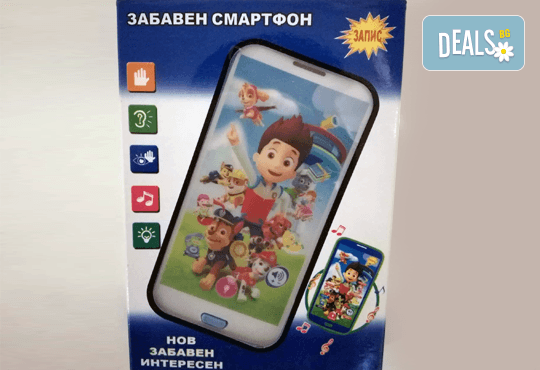 Детски смартфон Том или Калинката и черния котарак с български приказки и песни от Магнифико! - Снимка 1