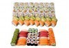 Екзотичен суши сет Киото с 45 броя суши хапки със сьомга, скумрия, сурими и скарида от Sushi King - thumb 3