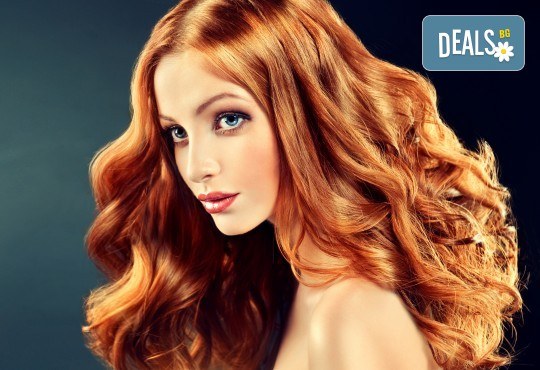 Нова прическа и цвят! Подстригване + боядисване с боя на клиента, маска и прическа със сешоар от Студио за красота Angels of Beauty - Снимка 2