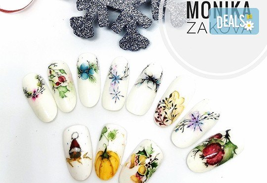 Бъдете неотразима с класически или френски маникюр с гел лак в цвят по избор, 2 ръчно рисувани декорации и бонус: сваляне на стар гел лак в студио за красота Velesa! - Снимка 8