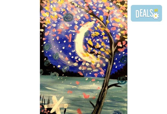 3 часа рисуване с напътствията на професионален художник + чаша вино в Арт ателие Багри и вино! - Снимка 4