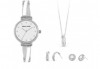 Pierre Cardin - комплект в сребристо с часовник, колие и 2 чифта обеци - thumb 2